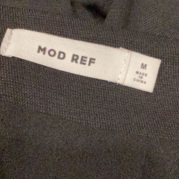 Mod Ref Paige Jumper Womens Size M Black Jumpsuit Open Tied Back Wide Leg Crop - Picture 12 of 14